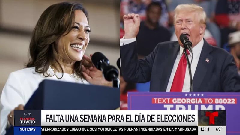 Falta una semana para las elecciones presidenciales del 5 de noviembre. Dos planes, dos...