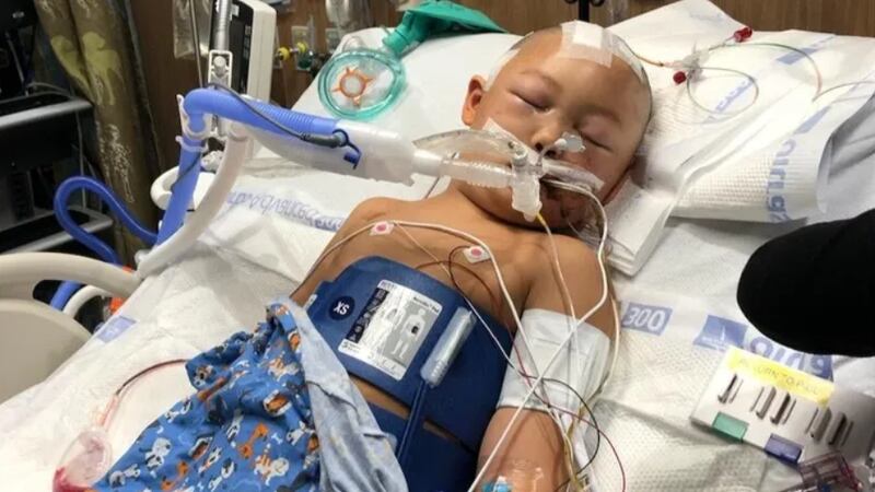 Según la página GoFundMe de la familia, Jeremy Díaz luchó por su vida en el hospital durante...