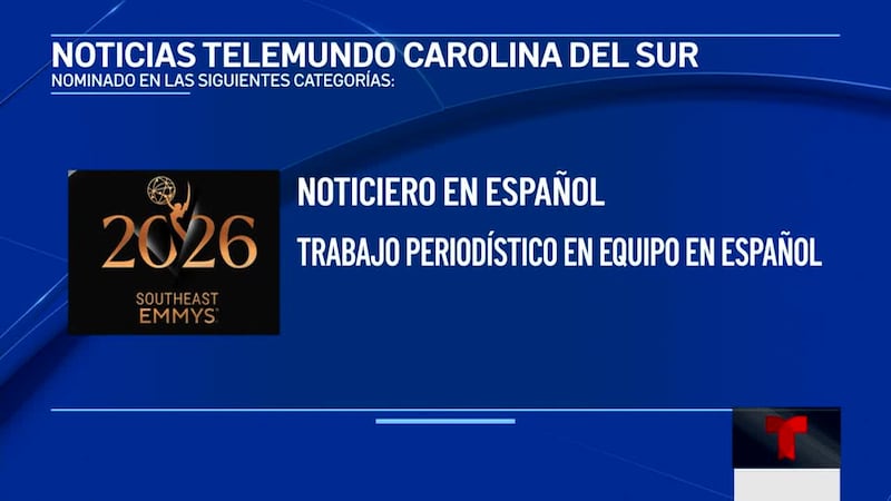 Noticias Telemundo Carolina del Sur nominado en las siguientes categorías a premios Emmy 2026:...