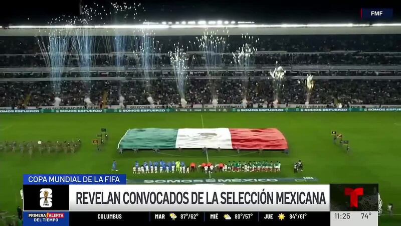Revelan la lista de los convocado a la Selección de México