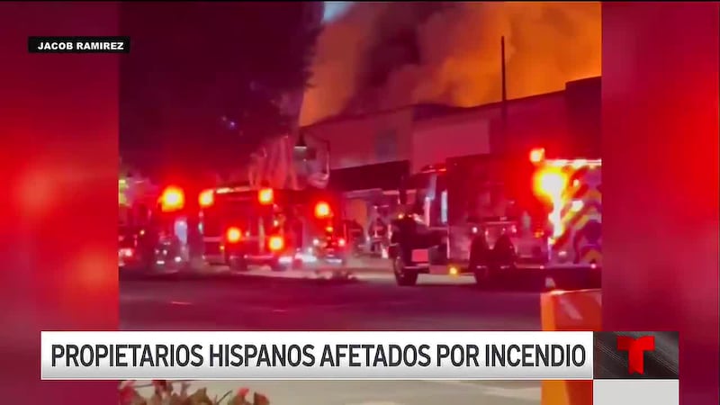 Varios propietarios hispanos entre los afectados tras devastador incendio en Carolina del Sur.